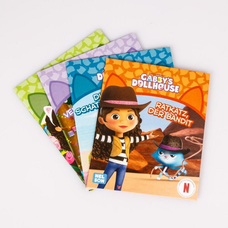 Produktbild: Nelson Mini-B&uuml;cher: 4er Gabby's Dollhouse 5-8