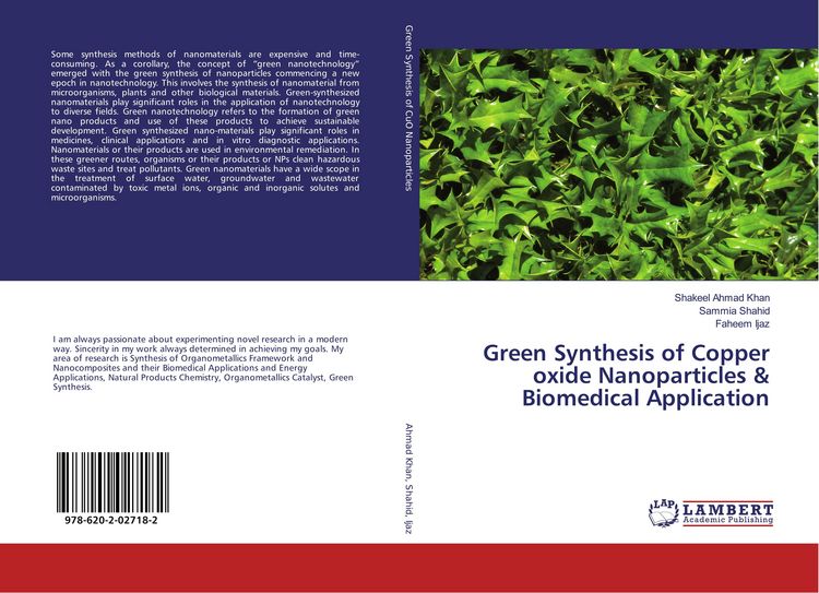 Produktbild: Green Synthesis of Copper oxide Nanoparticles & Biomedical Application