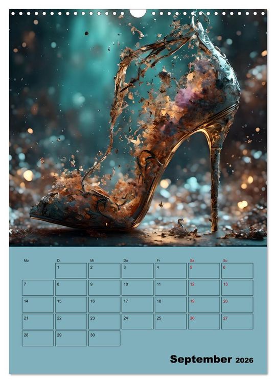 Produktbild: Verzaubert durch High Heels &ndash; Ein Kalender f&uuml;r Schuhliebhaber (Wandkalender 2026 DIN A3 hoch), CALVENDO Monatskalender