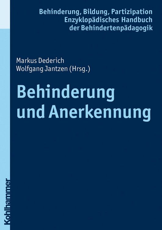 Produktbild: Behinderung und Anerkennung