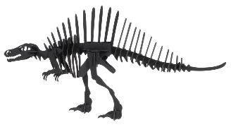Produktbild: 3D Papiermodell. Spinosaurus