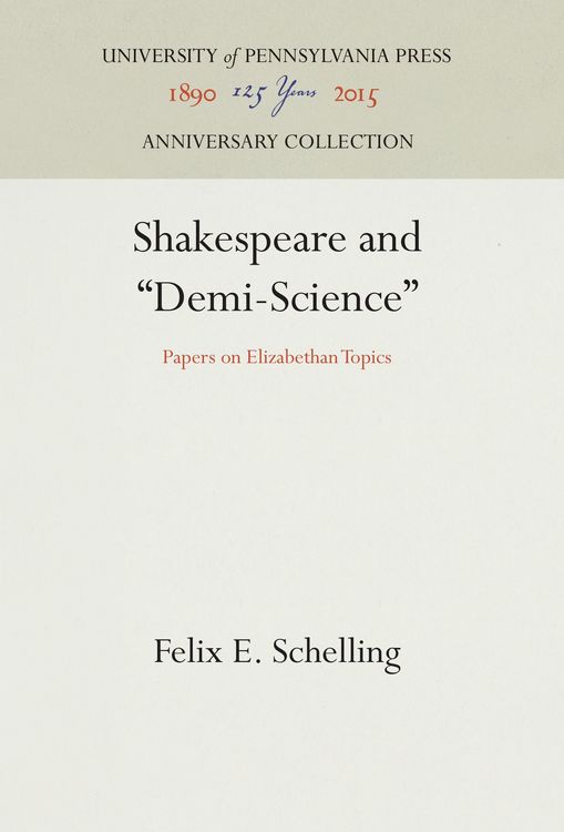 Produktbild: Shakespeare and Demi-Science