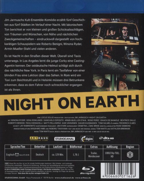Produktbild: Night on Earth (OmU)