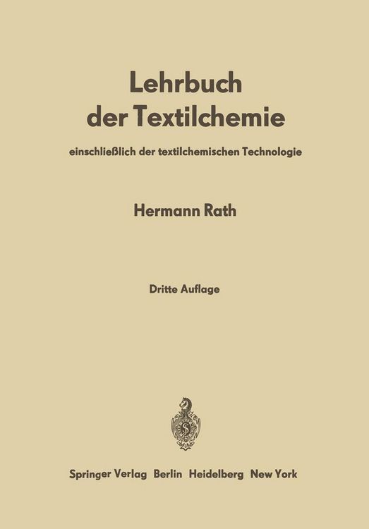 Produktbild: Lehrbuch der Textilchemie