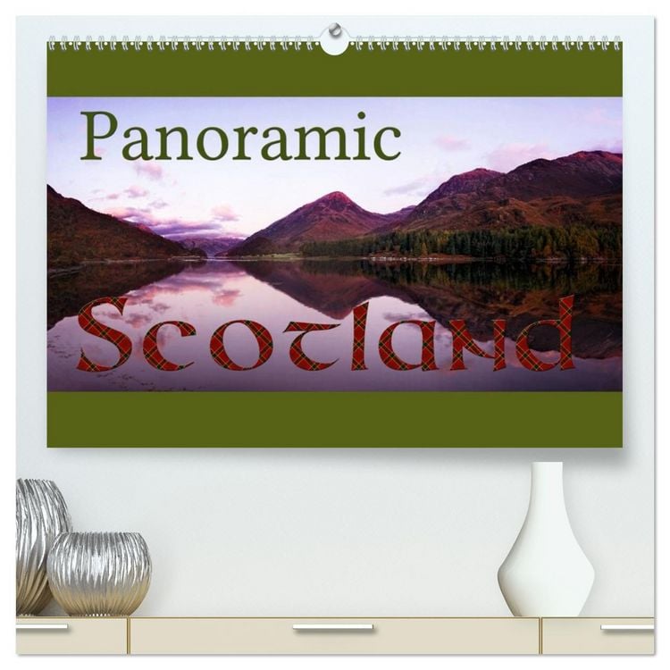 Produktbild: Panoramic Scotland / UK-Version (High Quality Premium Wall Calendar 2026 DIN A2 landscape),CALVENDO 12 Month Wall Calendar