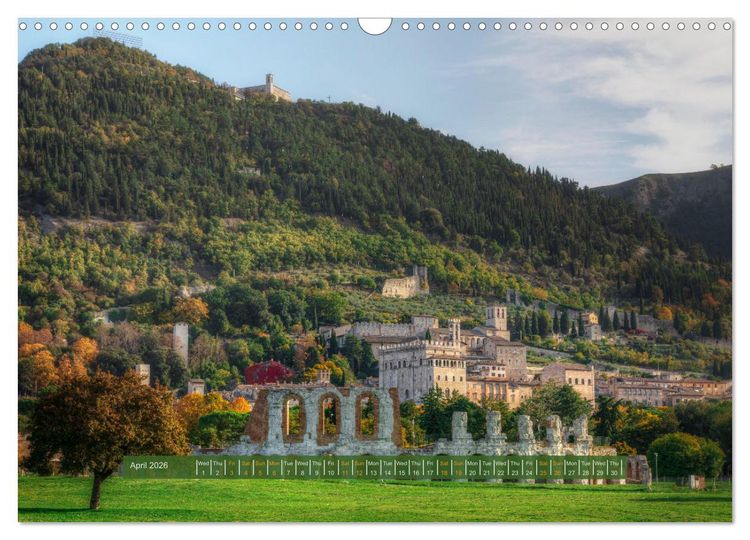Produktbild: Umbria The green heart of Italy (Wall Calendar 2026 DIN A3 landscape), CALVENDO 12 Month Wall Calendar