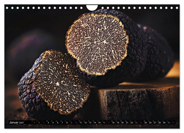 Produktbild: Tr&uuml;ffel - schwarzes Gold (Wandkalender 2027 DIN A4 quer), CALVENDO Monatskalender