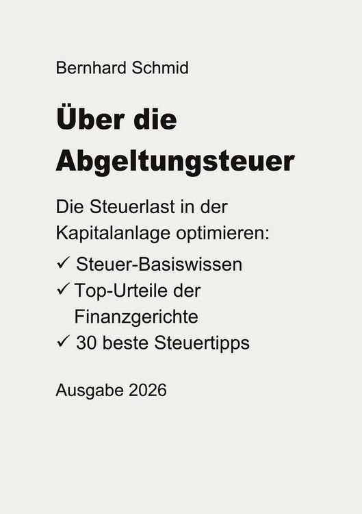 Produktbild: &Uuml;ber die Abgeltungsteuer