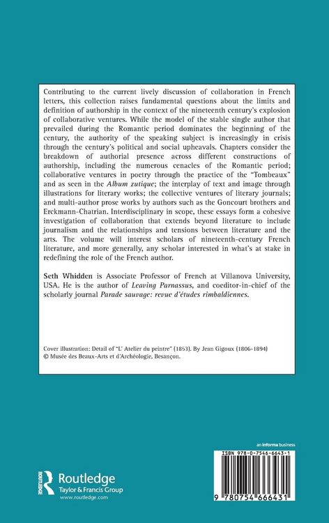 Produktbild: Models of Collaboration in Nineteenth-Century French Literature