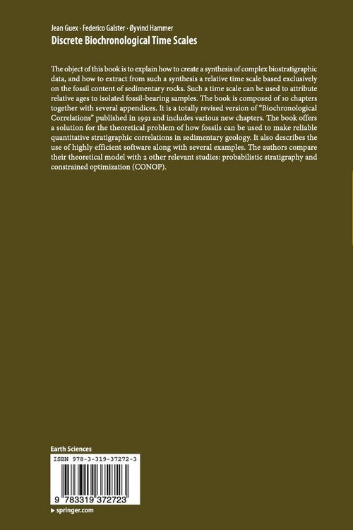 Produktbild: Discrete Biochronological Time Scales