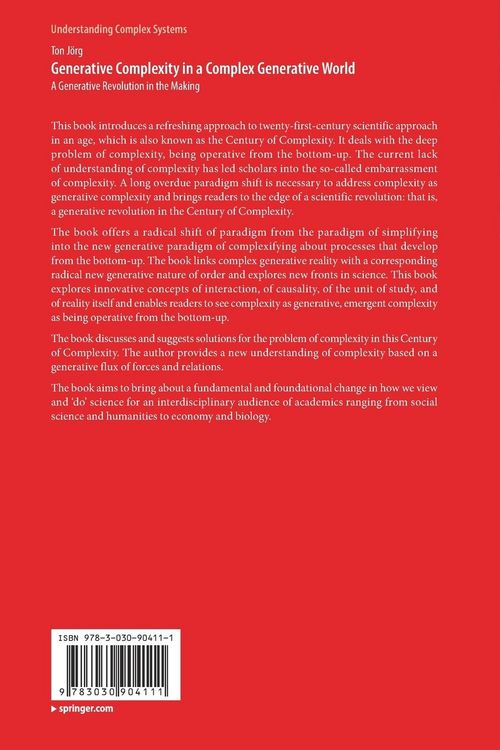 Produktbild: Generative Complexity in a Complex Generative World
