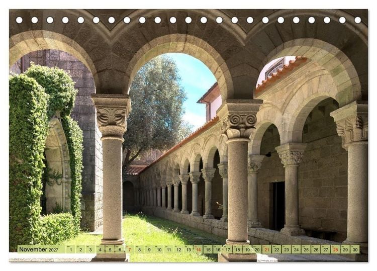 Produktbild: Cidade Guimar&atilde;es (Tischkalender 2027 DIN A5 quer), CALVENDO Monatskalender