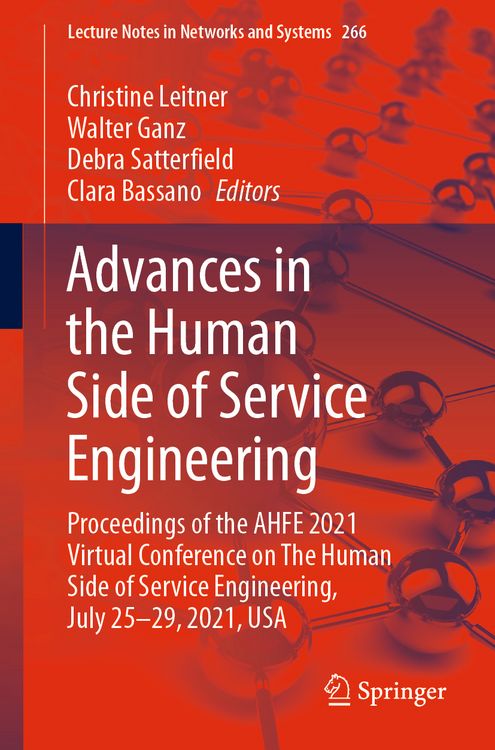 Produktbild: Advances in the Human Side of Service Engineering