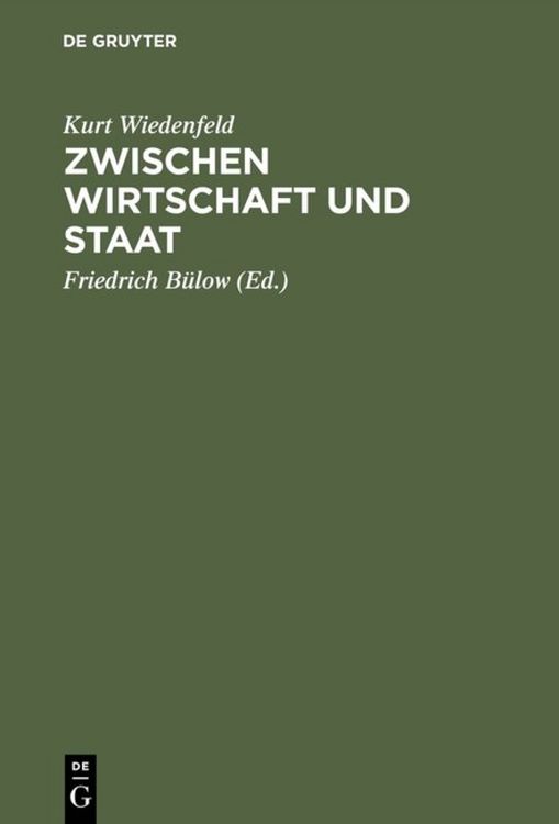 Produktbild: Zwischen Wirtschaft und Staat
