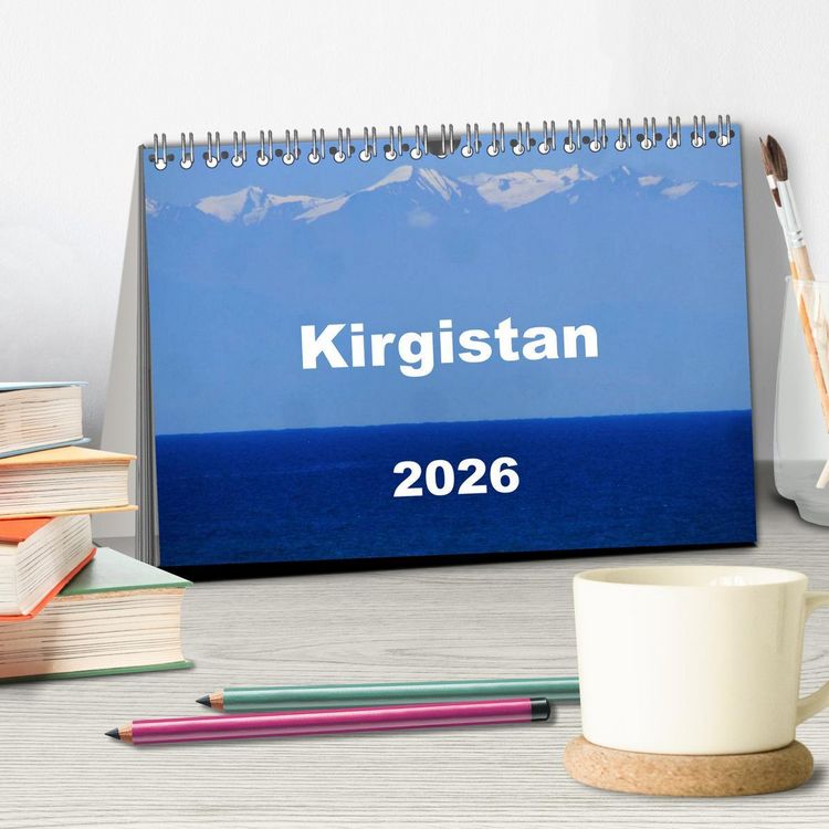 Produktbild: Kirgistan 2026 (Tischkalender 2026 DIN A5 quer), CALVENDO Monatskalender