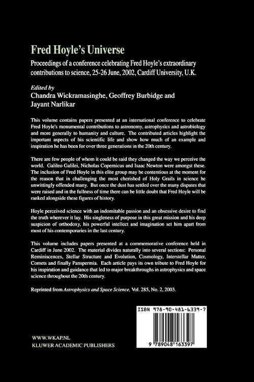 Produktbild: Fred Hoyle&rsquo;s Universe