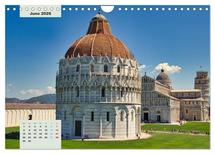 Produktbild: Wonderful Tuscany (Wall Calendar 2026 DIN A4 landscape), CALVENDO 12 Month Wall Calendar