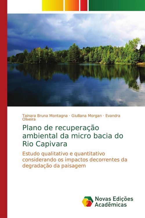 Produktbild: Plano de recupera&ccedil;&atilde;o ambiental da micro bacia do Rio Capivara
