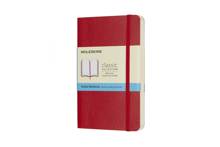 Produktbild: Moleskine Notizbuch P/a6, Punktraster, Soft Cover, Scharlachrot