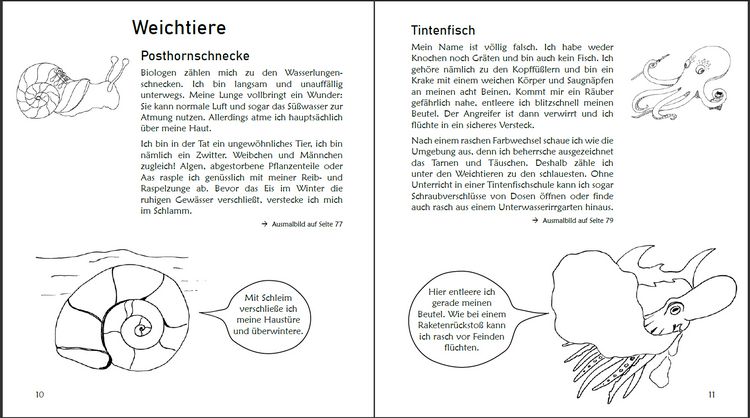 Produktbild: Ausmalspaß + Wissen: Fantatiere - Malbuch ab 6 Jahre. Artenvielfalt artgerecht erkunden für die ganze Familie. Empfohlen vom Naturschutzbund Österreic