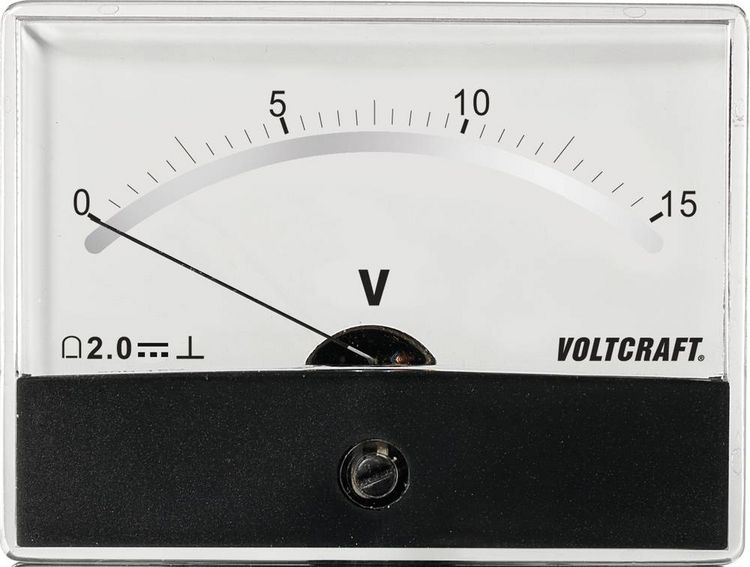Produktbild: VOLTCRAFT AM-86X65/15V/DC AM-86X65/15V/DC Einbau-Messger&auml;t AM-86X65/15V/DC Drehspule