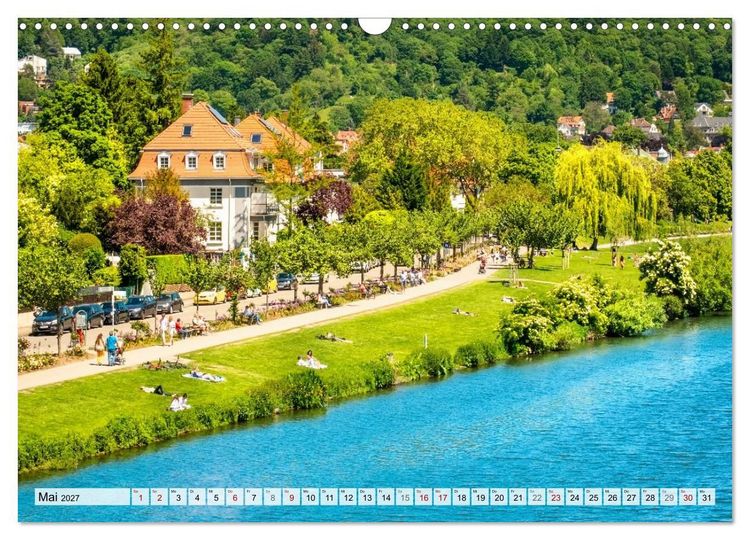 Produktbild: Romantisches Heidelberg &ndash; 12 Traummotive voller Magie und Geschichte (Wandkalender 2027 DIN A3 quer), CALVENDO Monatskalender