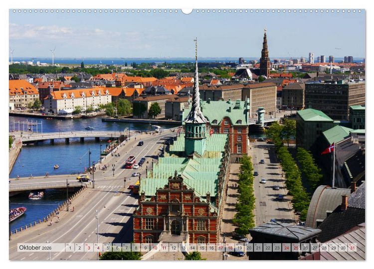 Produktbild: Kopenhagen. D&auml;nemarks sch&ouml;ne bunte Metropole (Wandkalender 2026 DIN A2 quer), CALVENDO Monatskalender