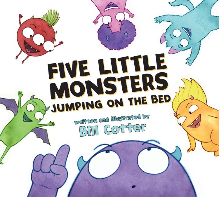Produktbild: Five Little Monsters Jumping on the Bed