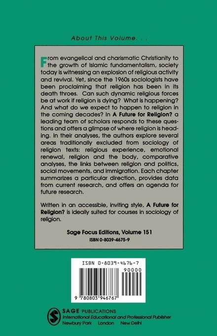 Produktbild: A Future for Religion?