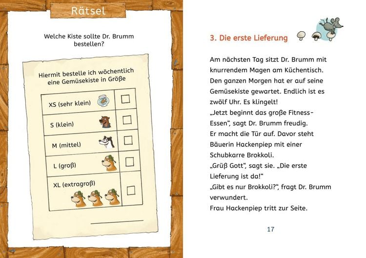Produktbild: Kleine Lesehelden: Dr. Brumm und die verflixte Gem&uuml;sekiste