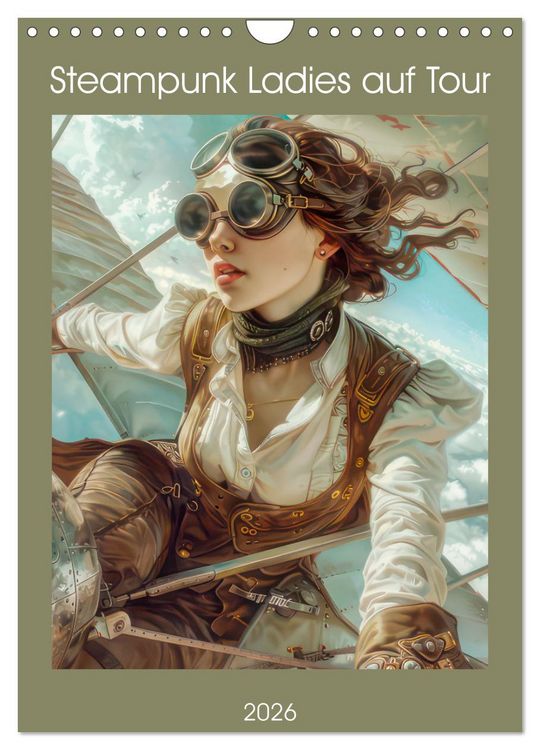 Produktbild: Steampunk Ladies auf Tour (Wandkalender 2026 DIN A4 hoch), CALVENDO Monatskalender