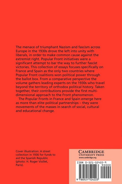 Produktbild: The French and Spanish Popular Fronts