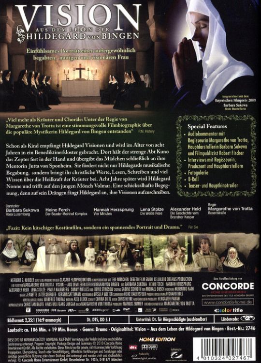 Produktbild: Vision - Aus dem Leben der Hildegard von Bingen