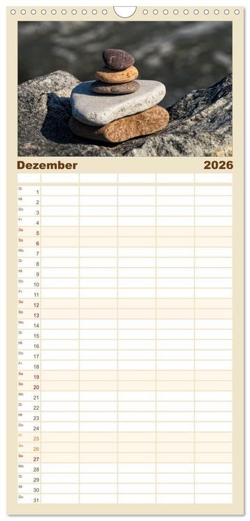 Produktbild: Familienplaner 2026 - Helgoland und die D&uuml;ne mit 5 Spalten (Wandkalender, 21 x 45 cm) CALVENDO