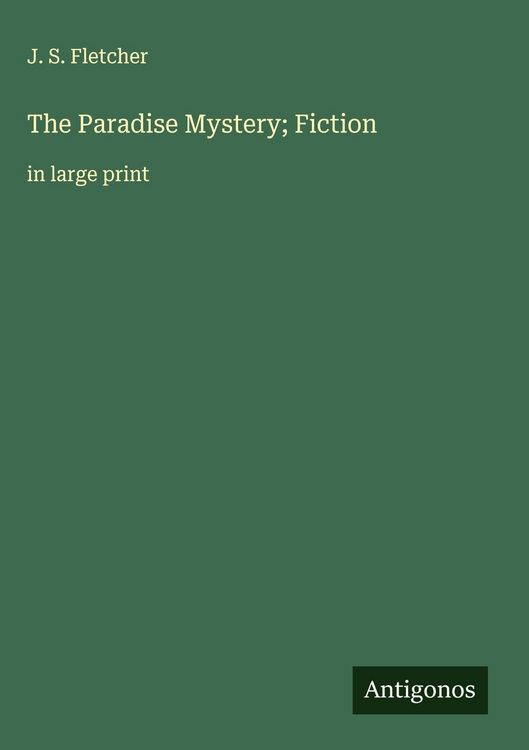Produktbild: The Paradise Mystery; Fiction