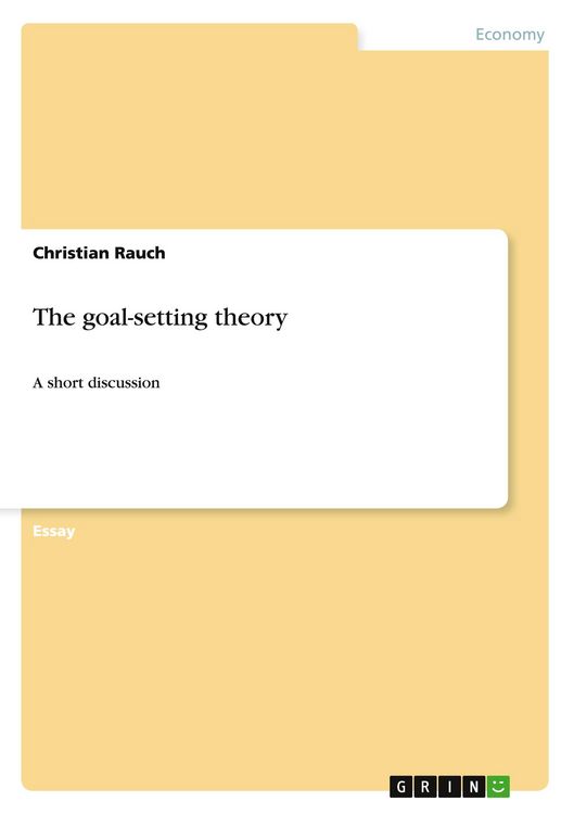 Produktbild: The goal-setting theory