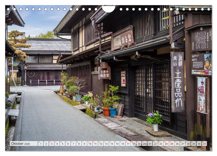 Produktbild: JAPAN Reise durch Zeit und Sch&ouml;nheit (Wandkalender 2026 DIN A4 quer), CALVENDO Monatskalender