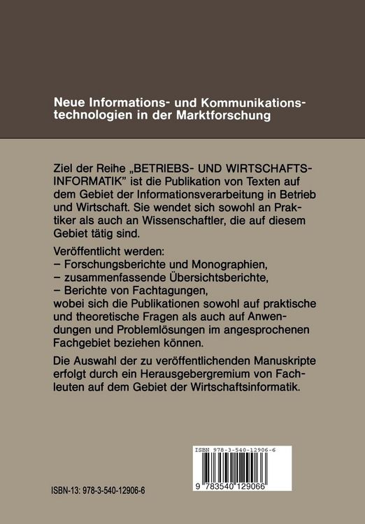 Produktbild: Neue Informations- und Kommunikationstechnologien in der Marktforschung