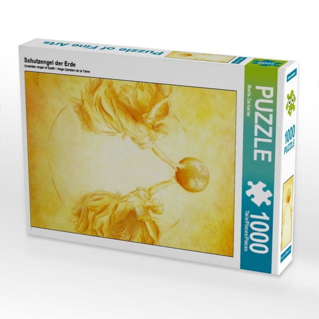 Produktbild: CALVENDO Puzzle Schutzengel der Erde 1000 Teile Puzzle hoch | 1000 Teile Lege-Gr&ouml;&szlig;e 64 &times; 48 cm Foto-Puzzle f&uuml;r gl&uuml;ckliche Stunden