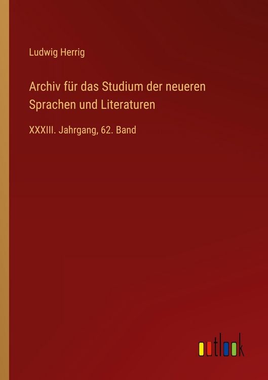 Produktbild: Archiv f&uuml;r das Studium der neueren Sprachen und Literaturen