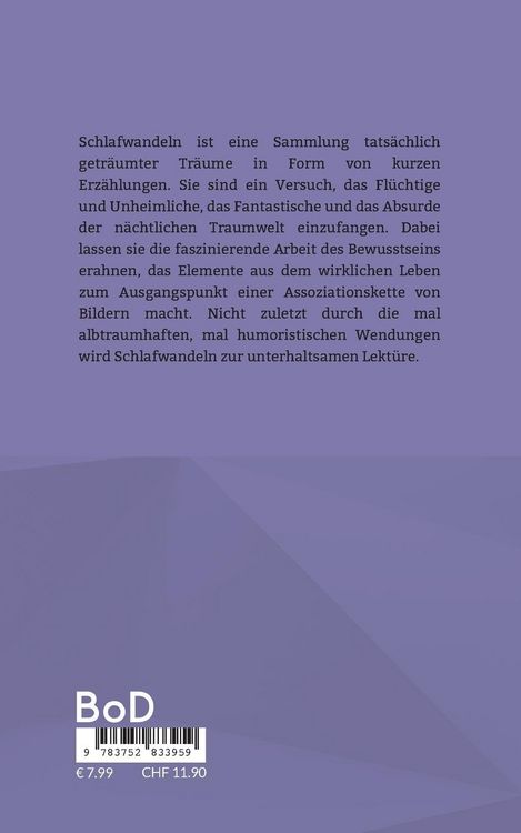 Produktbild: Schlafwandeln