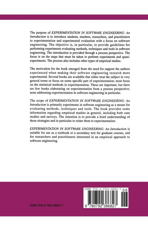 Produktbild: Experimentation in Software Engineering