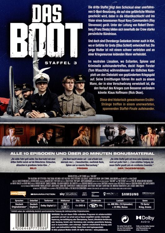 Produktbild: Das Boot - Staffel 3 [4 DVDs]