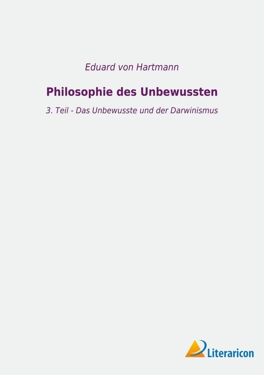 Produktbild: Philosophie des Unbewussten
