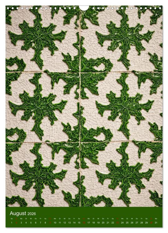Produktbild: Portugiesischer Fliesen - Azulejos f&uuml;r Fliesenleger, Kunst- und Portugal-Liebhaber (Wandkalender 2026 DIN A3 hoch), CALVENDO Monatskalender