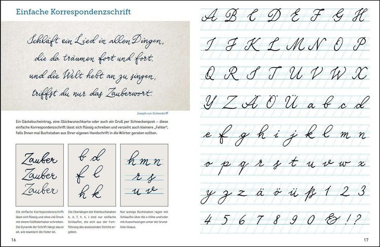 Produktbild: Kalligrafie und Lettering. Sch&ouml;n schreiben mit Feder, Stift und Pinsel.