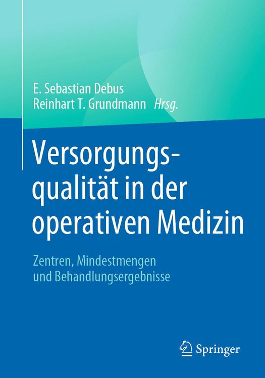 Produktbild: Versorgungsqualit&auml;t in der operativen Medizin