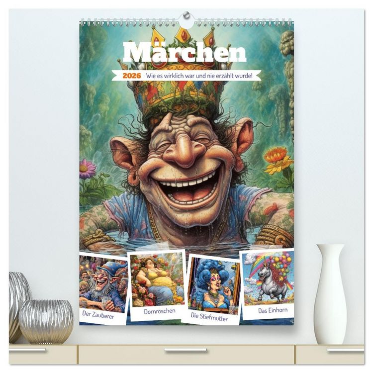 Produktbild: M&auml;rchen. Wie es wirklich war und nie erz&auml;hlt wurde! (hochwertiger Premium Wandkalender 2026 DIN A2 hoch), Kunstdruck in Hochglanz