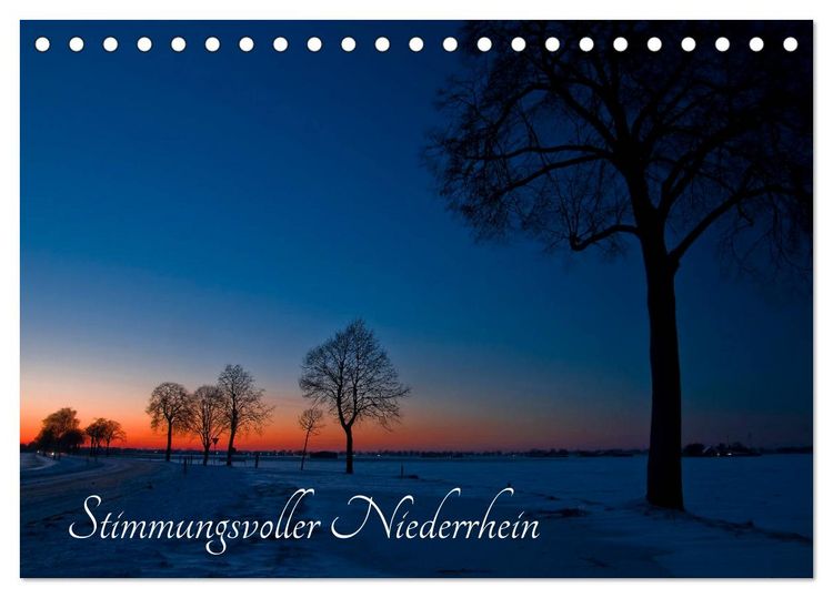 Produktbild: Stimmungsvoller Niederrhein (Tischkalender 2026 DIN A5 quer), CALVENDO Monatskalender
