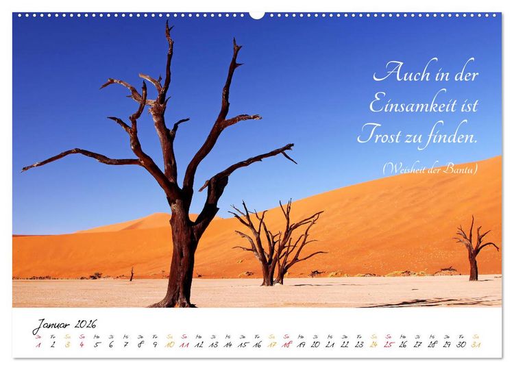 Produktbild: AFRIKA - Kontinent der Poesie (Wandkalender 2026 DIN A2 quer), CALVENDO Monatskalender
